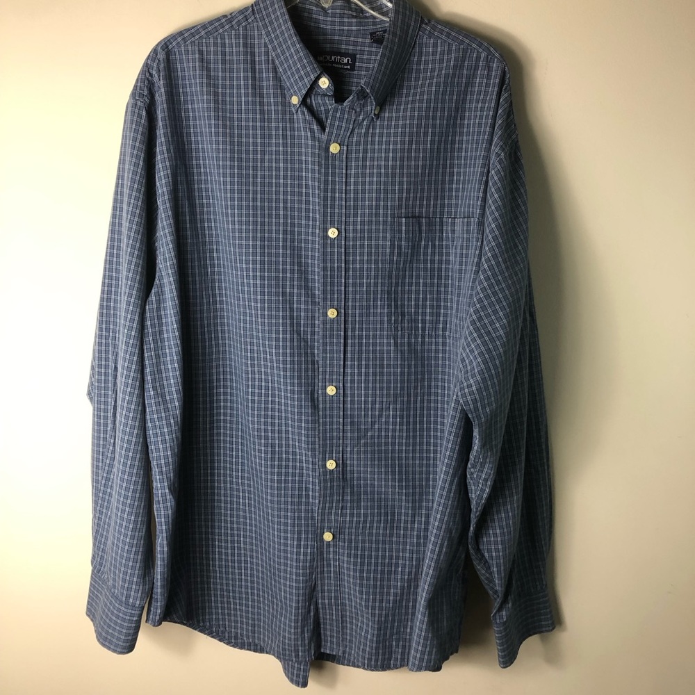 Puritan Men’s Long Sleeve Button Down size XLT Wrinkle Resistant